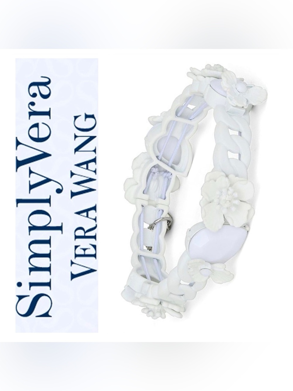 🌟🌟 Simply Vera Wang Flower Stretch Bracelet